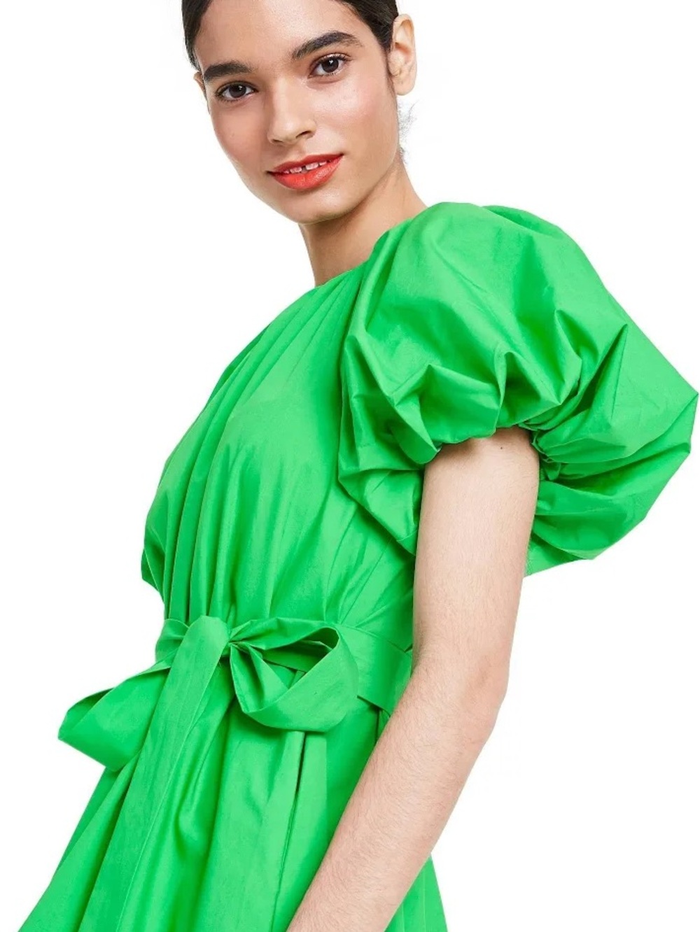Puff Sleeve High-Low Dress - Christopher John Rogers for Target Green S